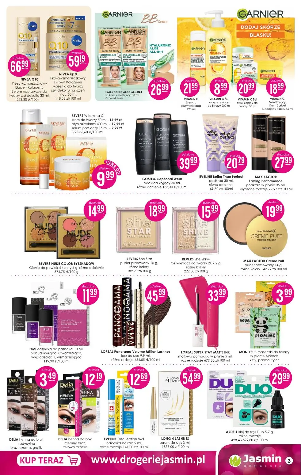 gazetka promocyjna DROGERIE JASMIN Super ceny - Strona 3