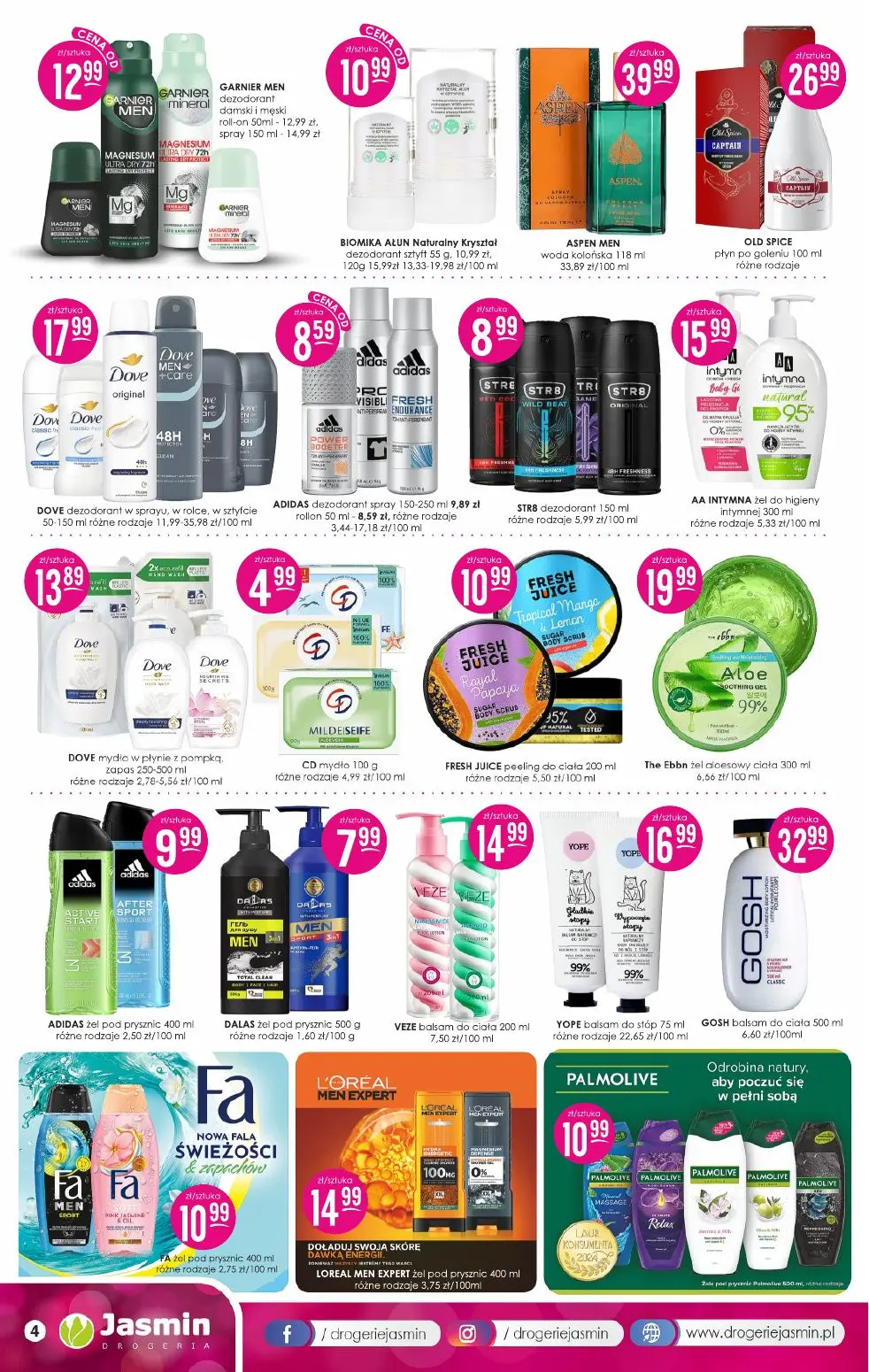 gazetka promocyjna DROGERIE JASMIN Super ceny - Strona 4
