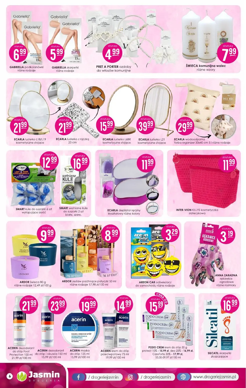 gazetka promocyjna DROGERIE JASMIN Super ceny - Strona 6