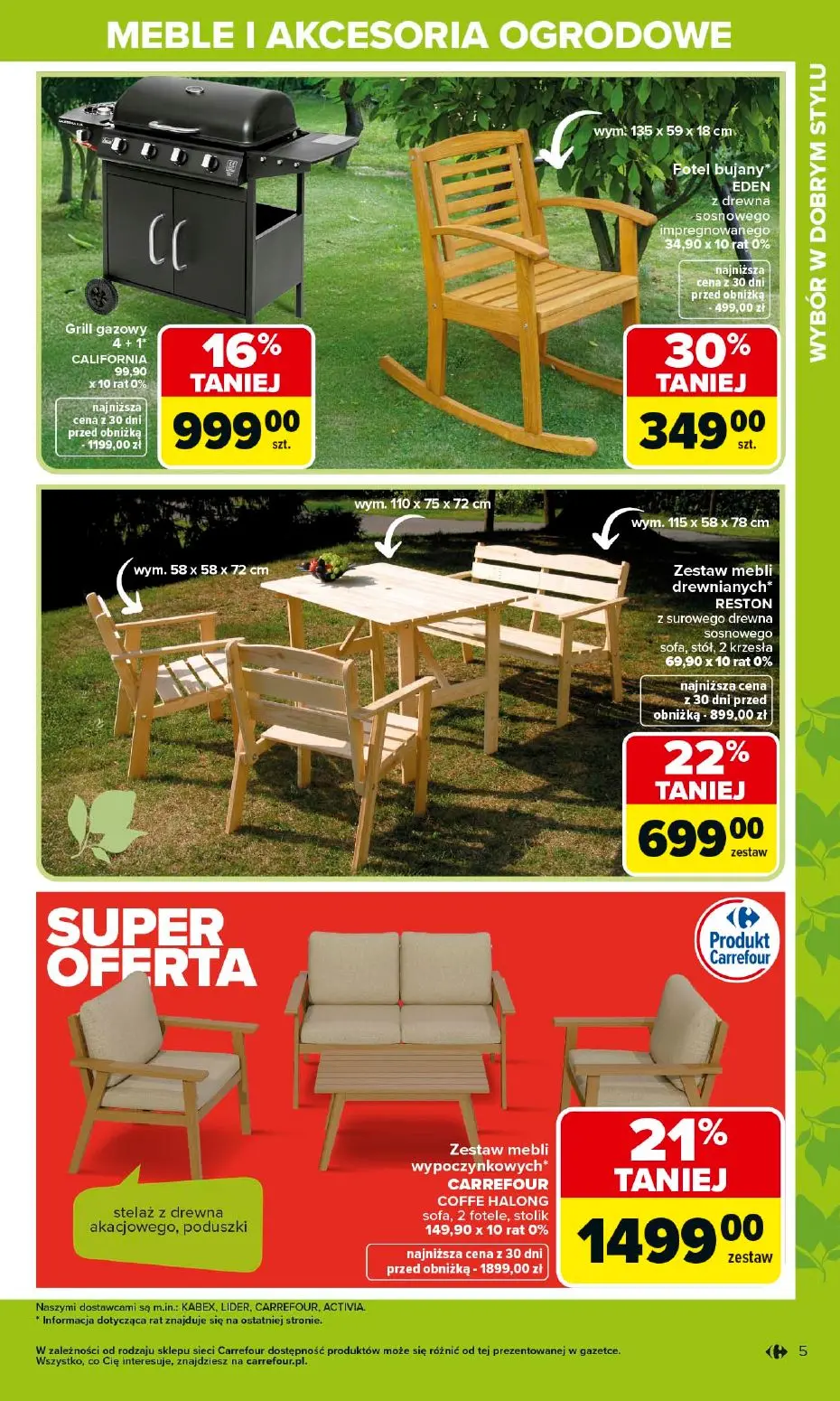 gazetka promocyjna Carrefour Gdzie kwitnie życie 🏡 - Strona 5