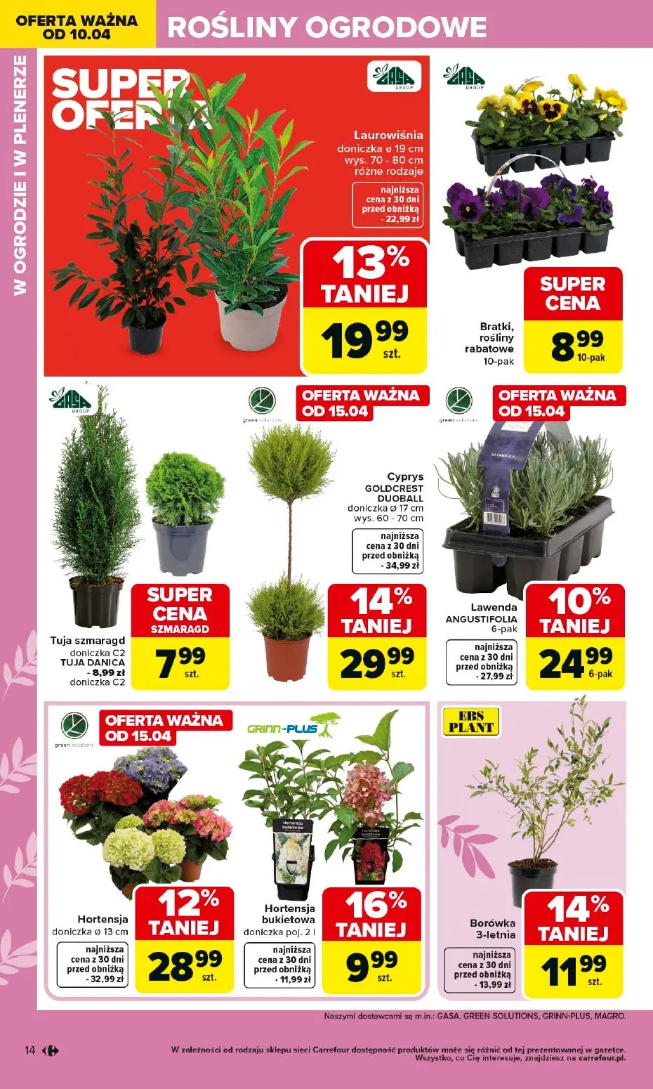 gazetka promocyjna Carrefour Gdzie kwitnie życie 🏡 - Strona 14