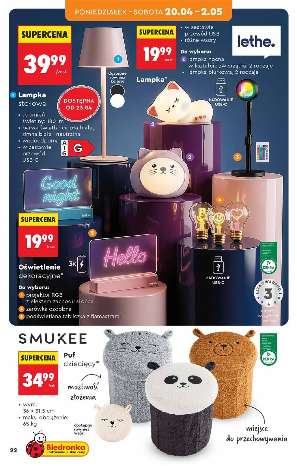 gazetka promocyjna Biedronka Hity i inspiracje - Strona 22