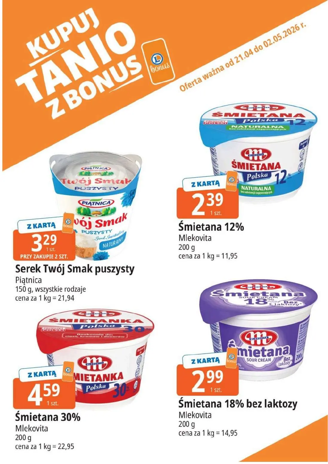 gazetka promocyjna E.Leclerc Kupuj tanio z bonus - Strona 2