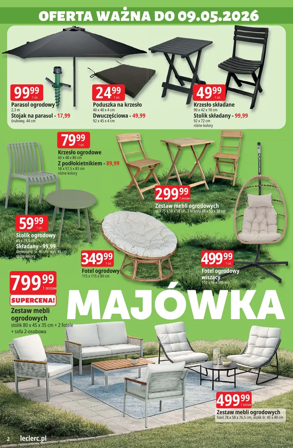 gazetka promocyjna E.Leclerc Majówka - oferta rozszerzona - Strona 2