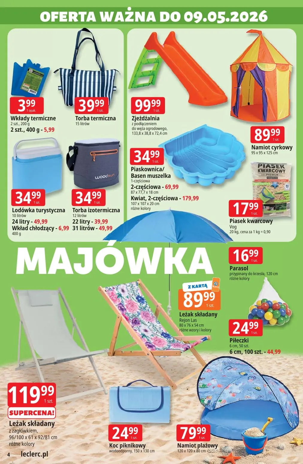 gazetka promocyjna E.Leclerc Majówka - oferta rozszerzona - Strona 4