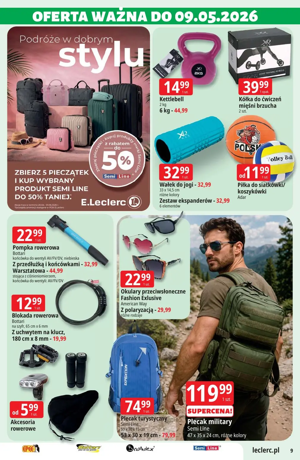 gazetka promocyjna E.Leclerc Majówka - oferta rozszerzona - Strona 9