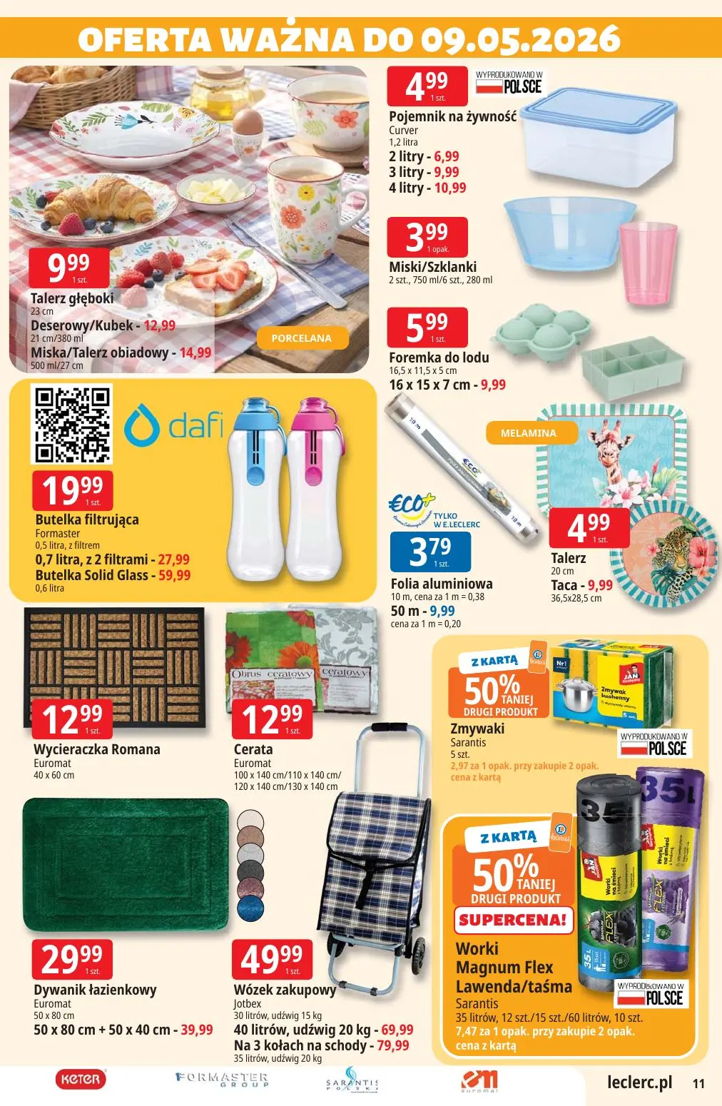 gazetka promocyjna E.Leclerc Majówka - oferta rozszerzona - Strona 11