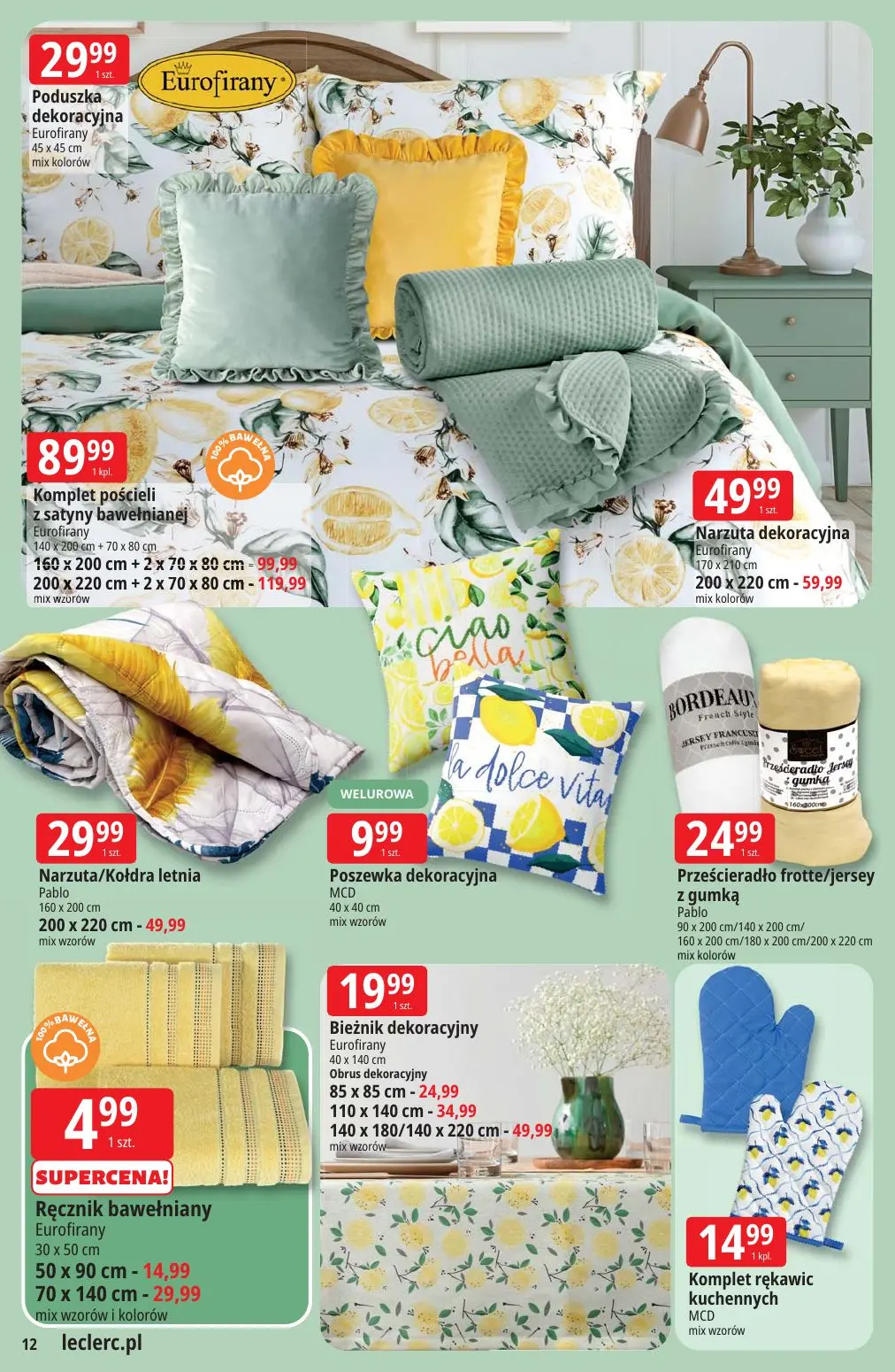 gazetka promocyjna E.Leclerc Majówka - oferta rozszerzona - Strona 12