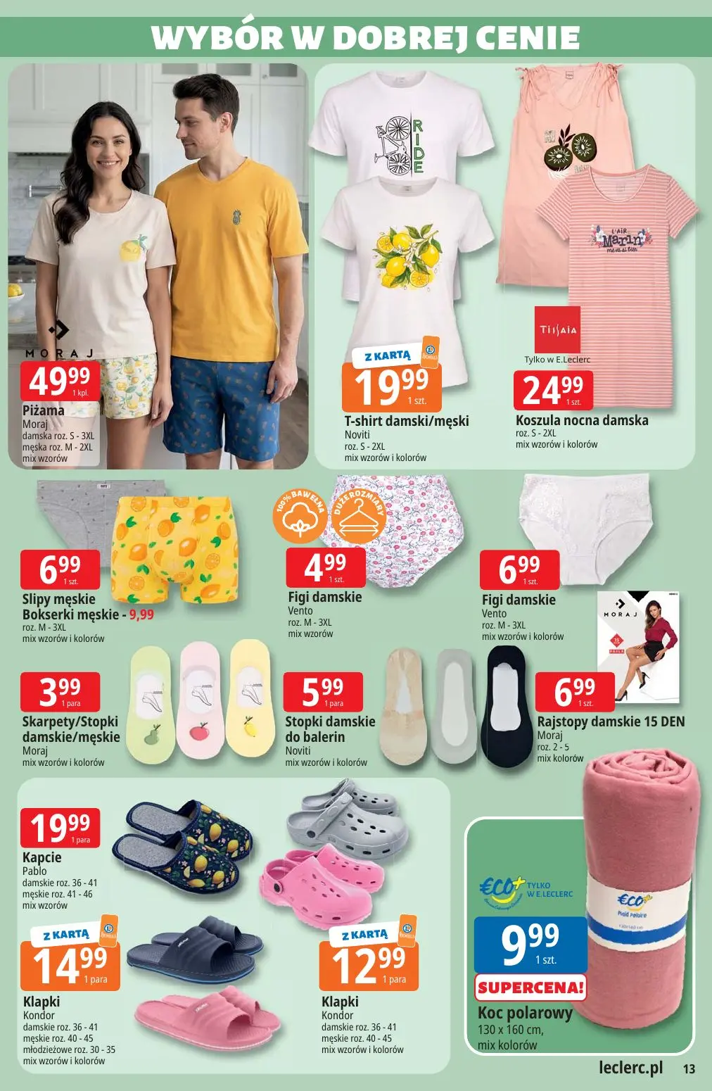 gazetka promocyjna E.Leclerc Majówka - oferta rozszerzona - Strona 13