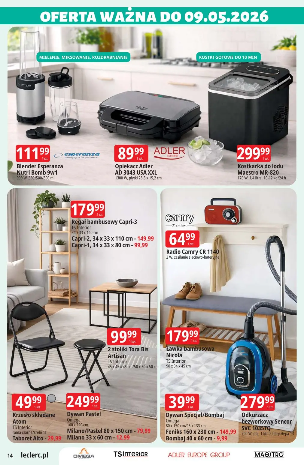 gazetka promocyjna E.Leclerc Majówka - oferta rozszerzona - Strona 14