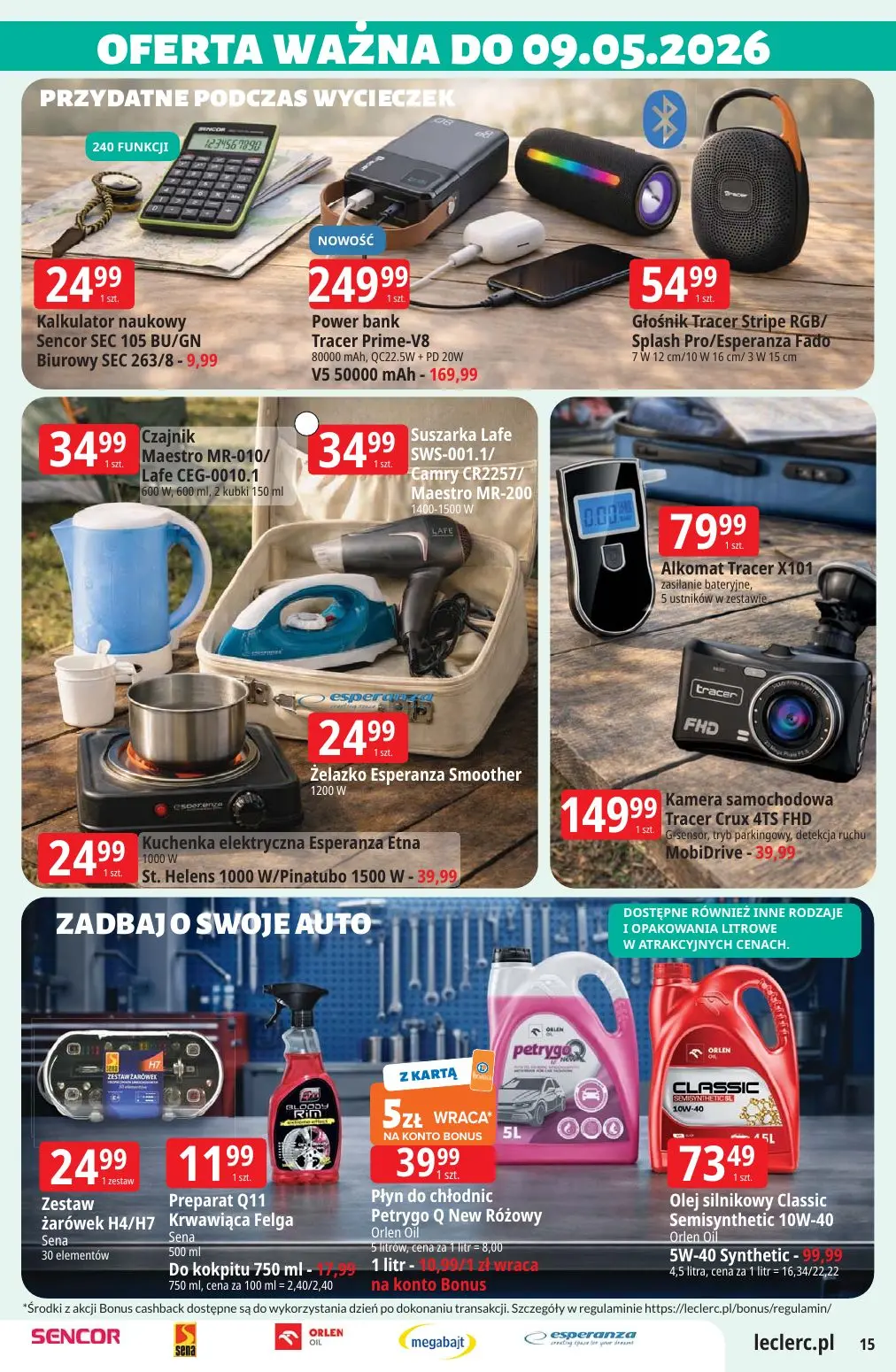 gazetka promocyjna E.Leclerc Majówka - oferta rozszerzona - Strona 15
