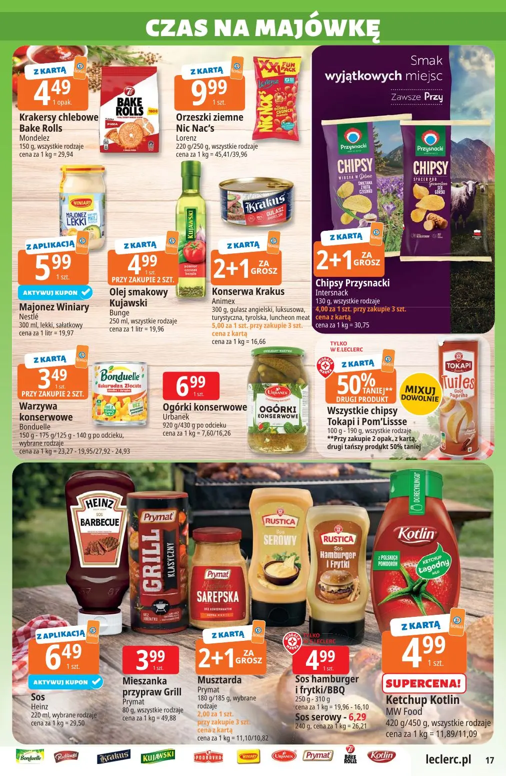 gazetka promocyjna E.Leclerc Majówka - oferta rozszerzona - Strona 17