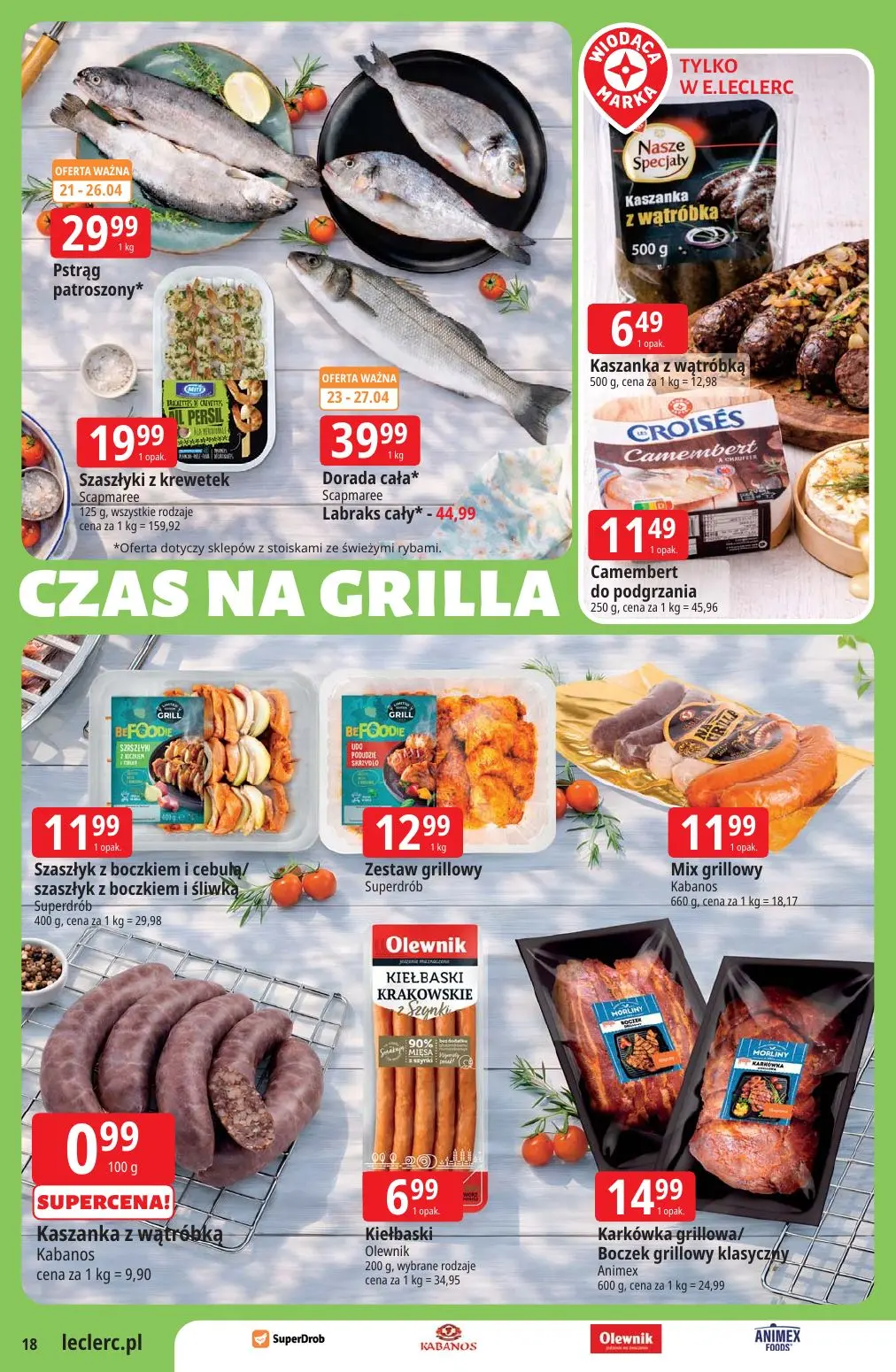 gazetka promocyjna E.Leclerc Majówka - oferta rozszerzona - Strona 18