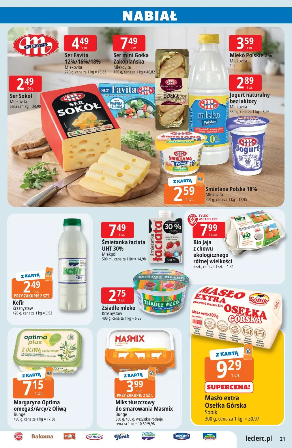 gazetka promocyjna E.Leclerc Majówka - oferta rozszerzona - Strona 21