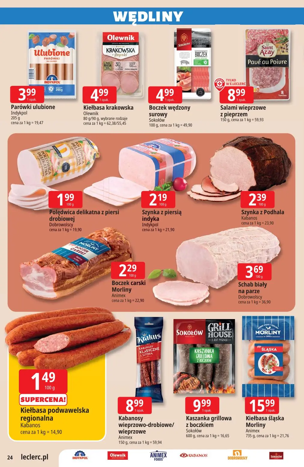 gazetka promocyjna E.Leclerc Majówka - oferta rozszerzona - Strona 24