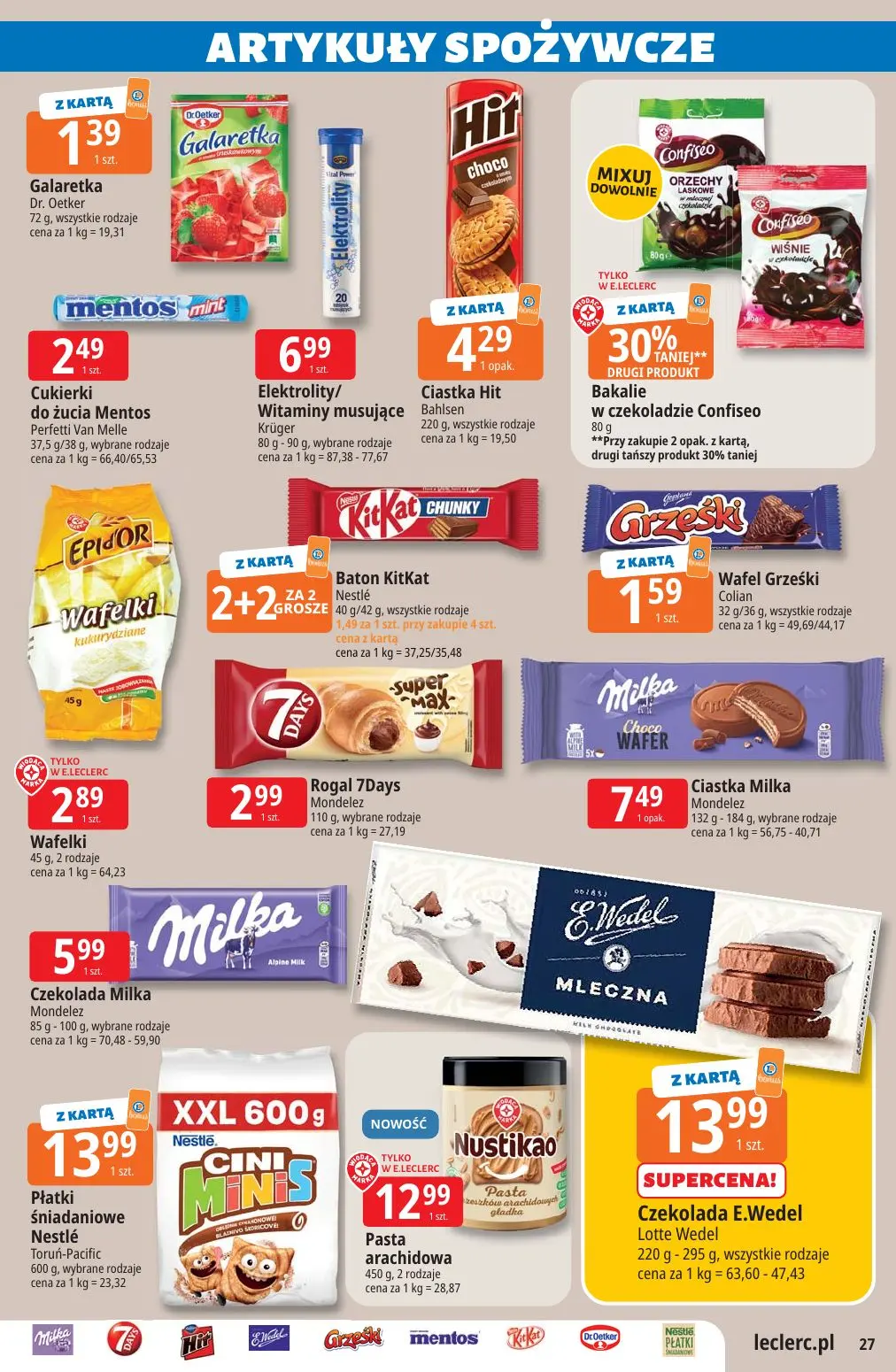 gazetka promocyjna E.Leclerc Majówka - oferta rozszerzona - Strona 27