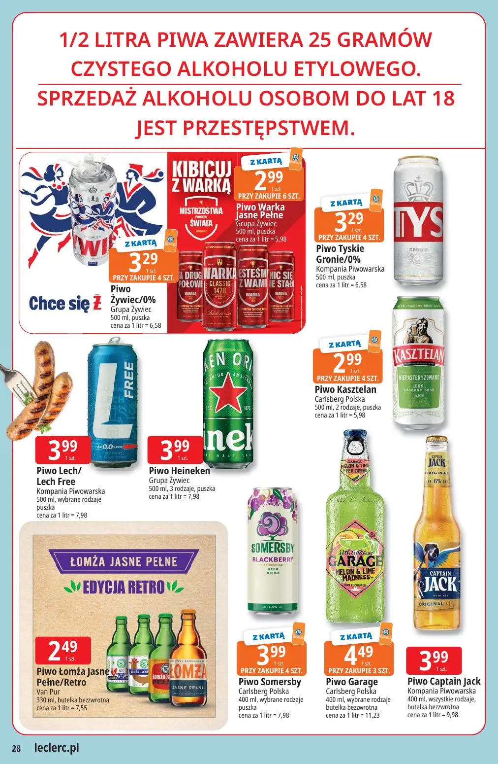 gazetka promocyjna E.Leclerc Majówka - oferta rozszerzona - Strona 28