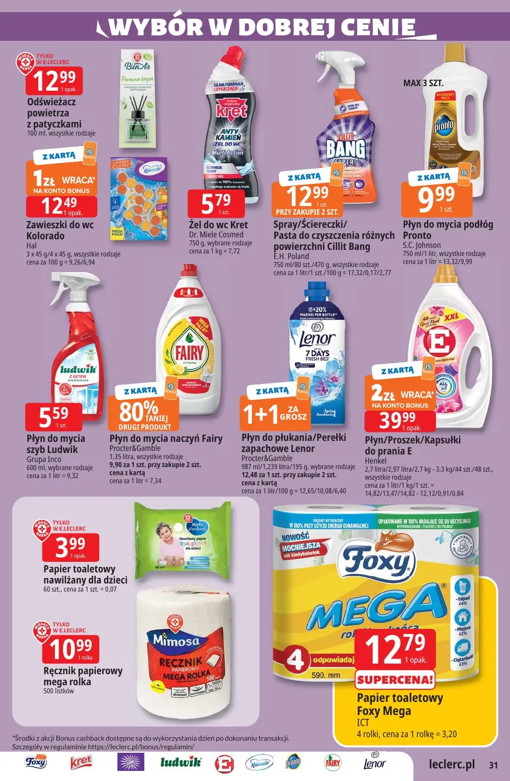 gazetka promocyjna E.Leclerc Majówka - oferta rozszerzona - Strona 31