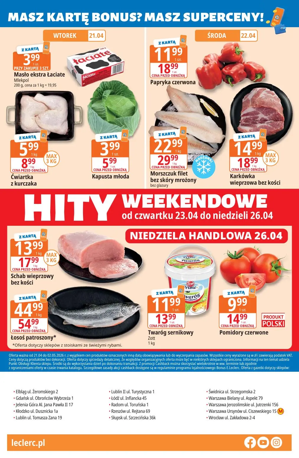gazetka promocyjna E.Leclerc Majówka - oferta rozszerzona - Strona 32
