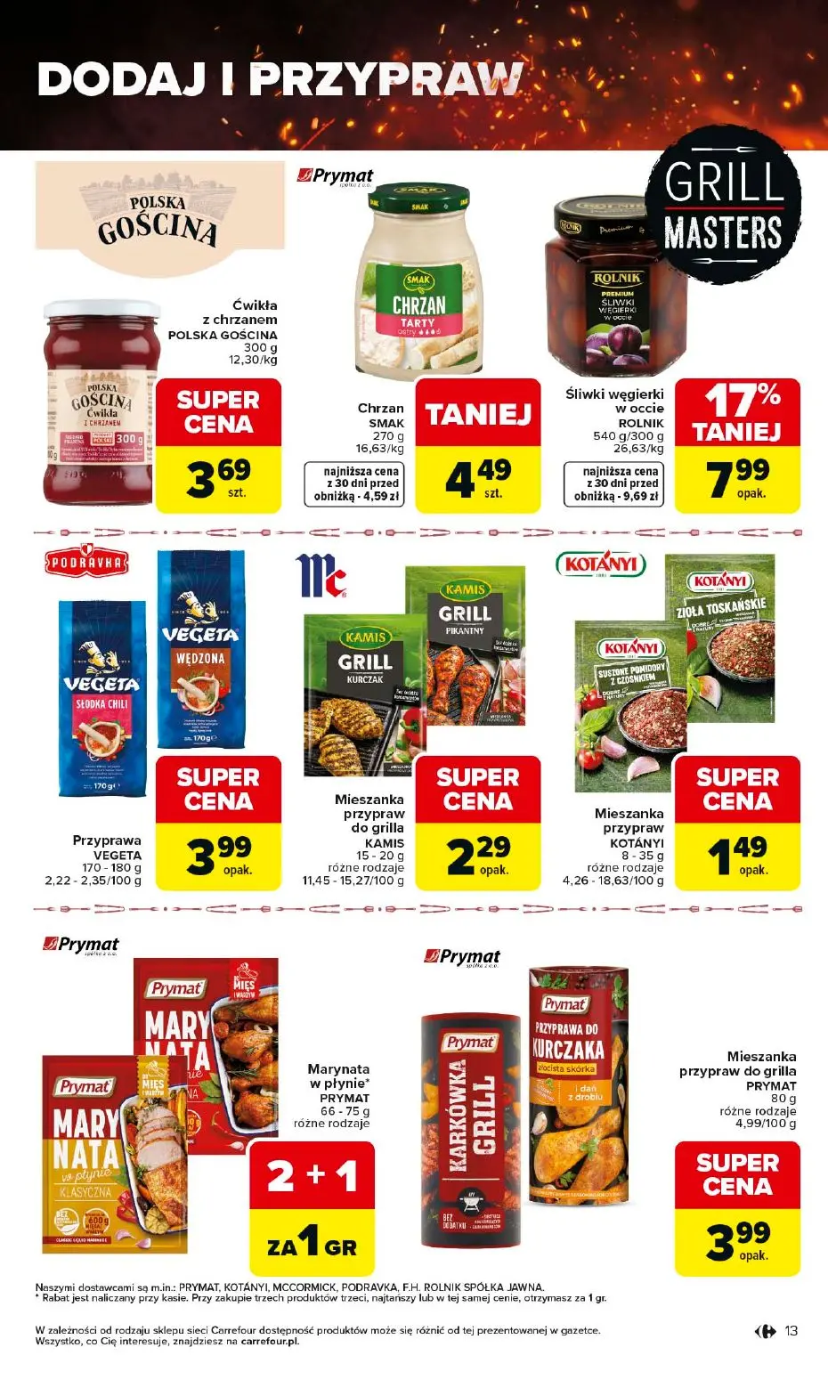gazetka promocyjna Carrefour Market Grill cię wzywa - Strona 13