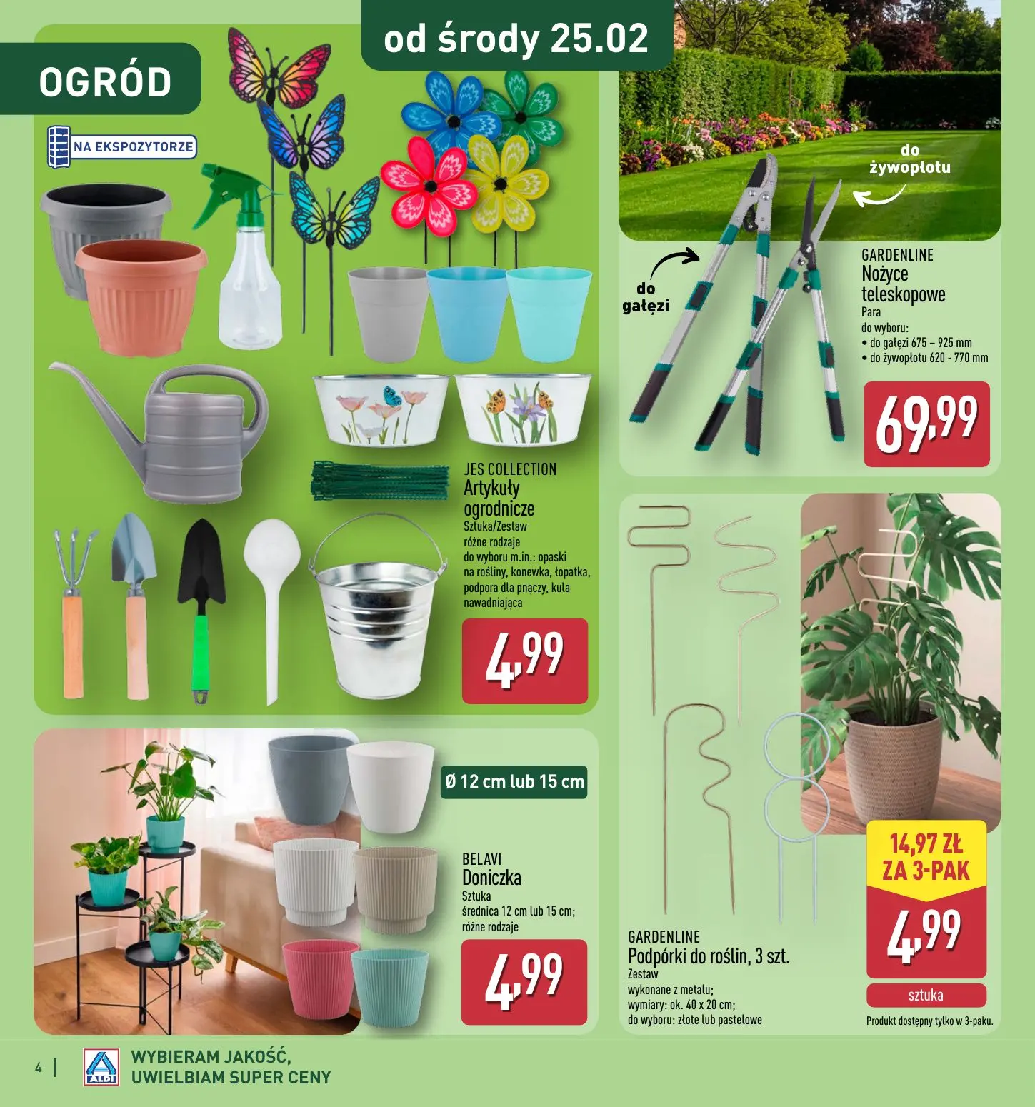 gazetka promocyjna ALDI Katalog OGRODOWY - Strona 4