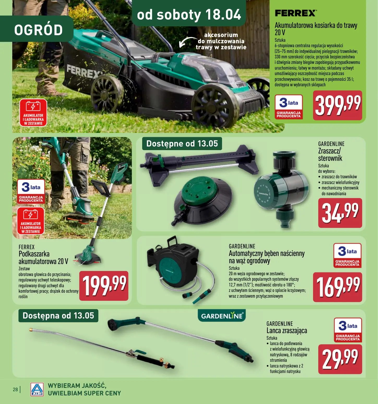 gazetka promocyjna ALDI Katalog OGRODOWY - Strona 28