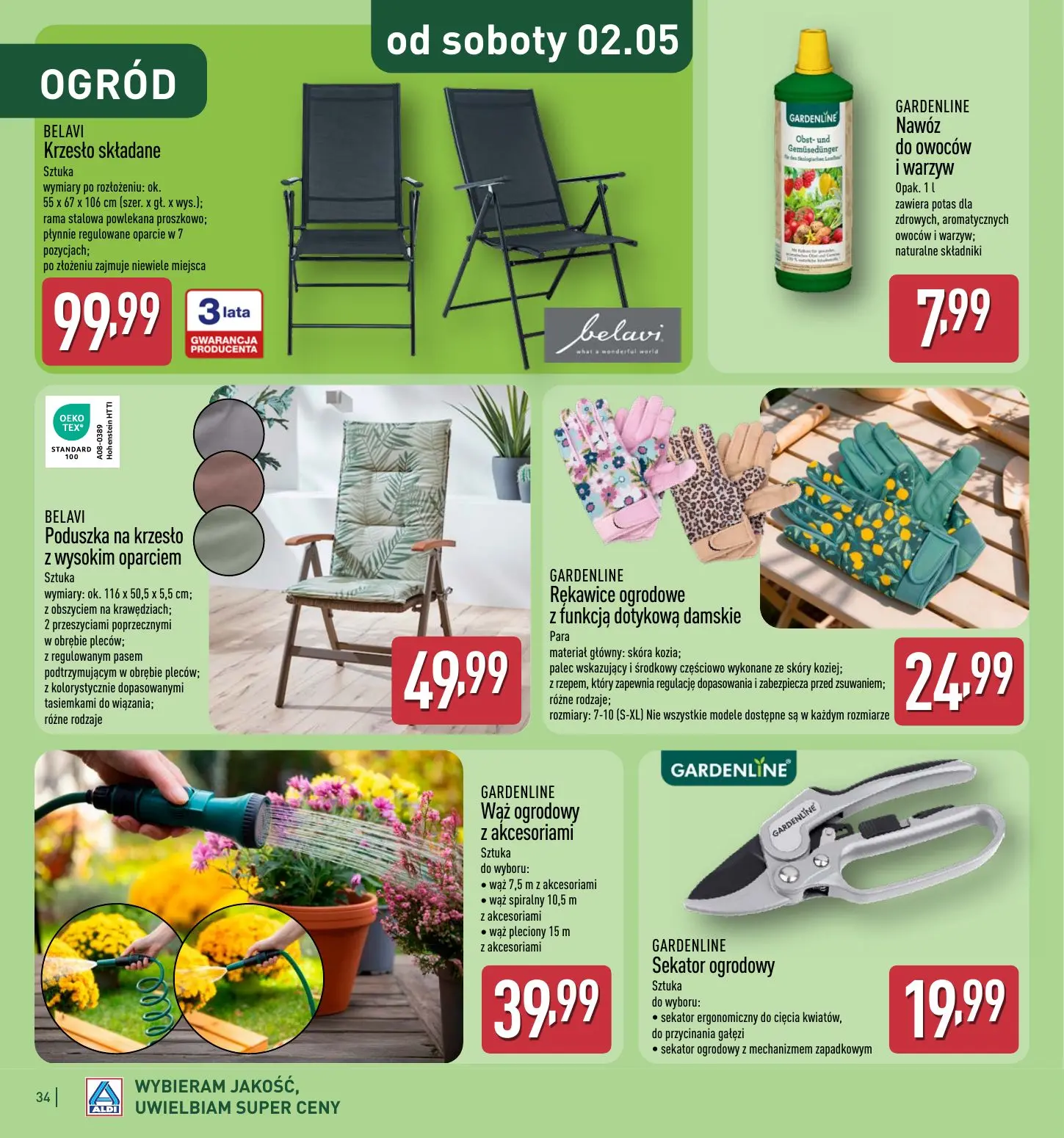 gazetka promocyjna ALDI Katalog OGRODOWY - Strona 34