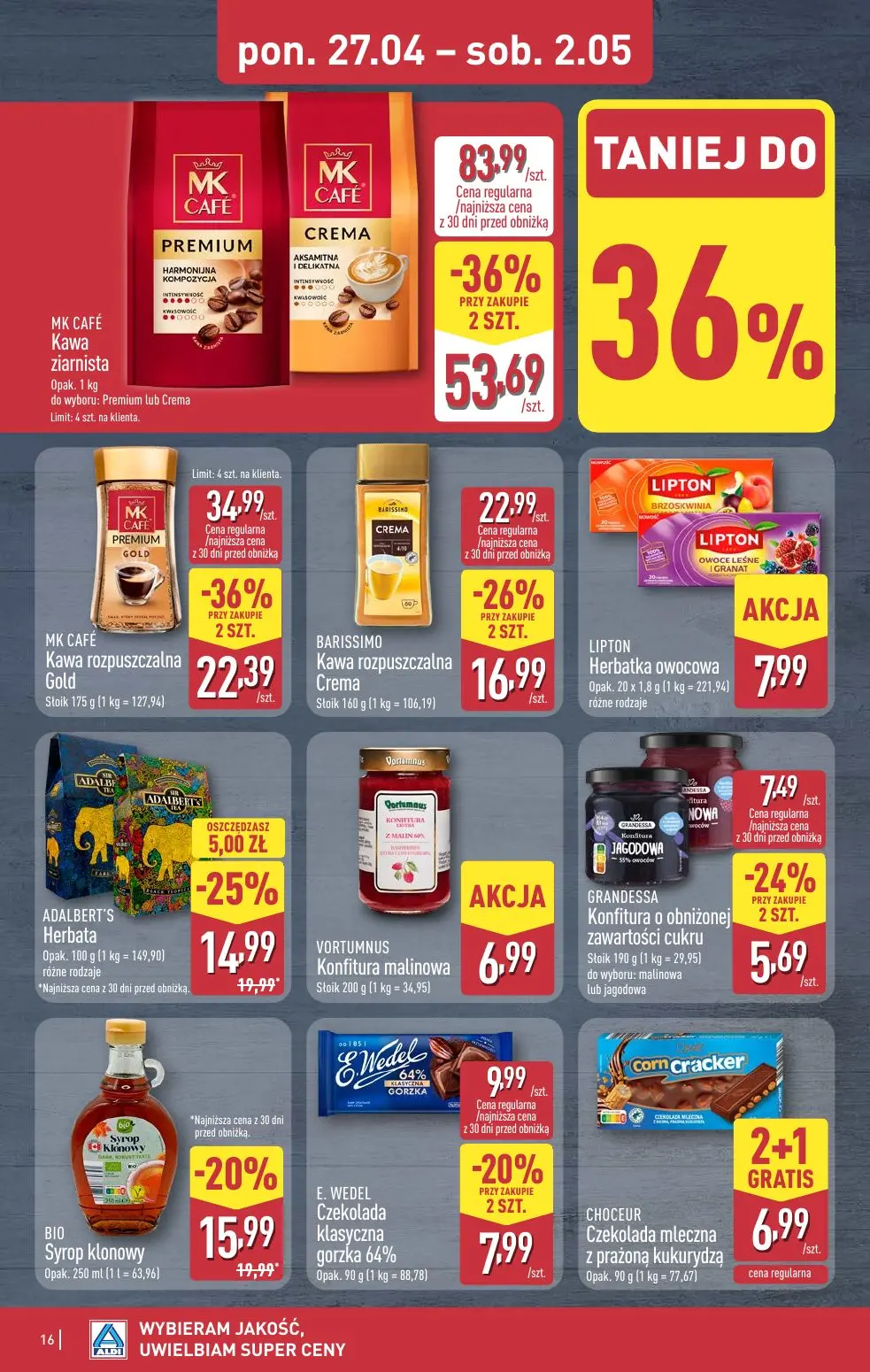 gazetka promocyjna ALDI Wybieram ALDI - Strona 16