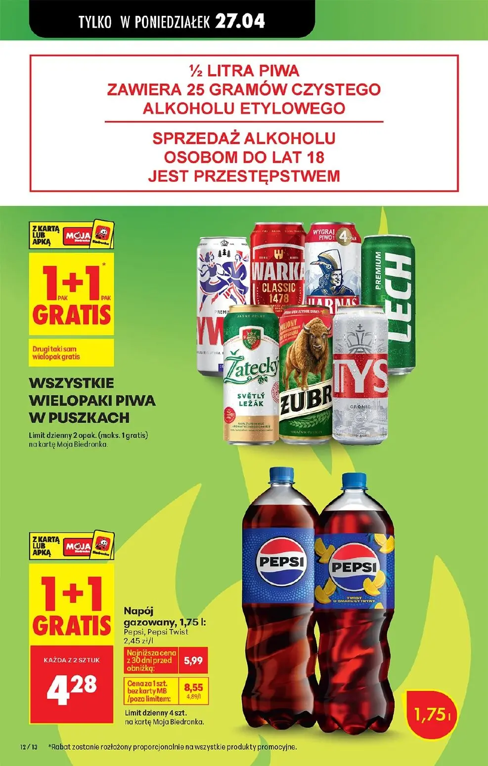 gazetka promocyjna Biedronka Od poniedziałku - Strona 18