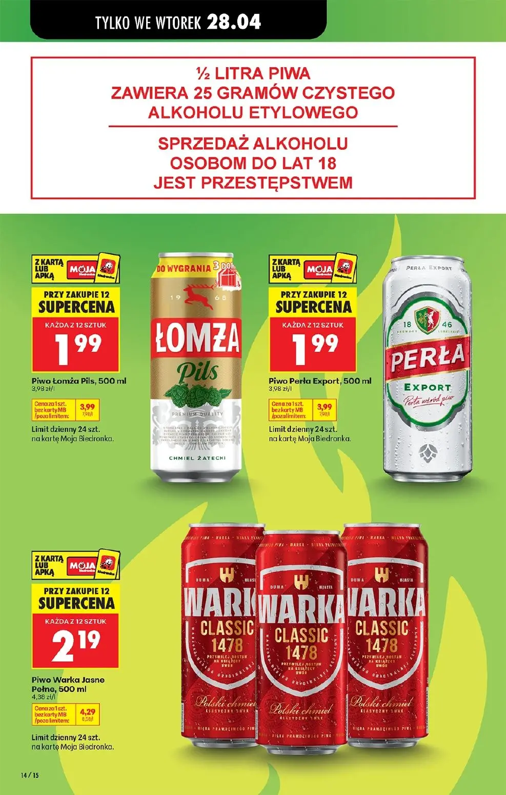 gazetka promocyjna Biedronka Od poniedziałku - Strona 20