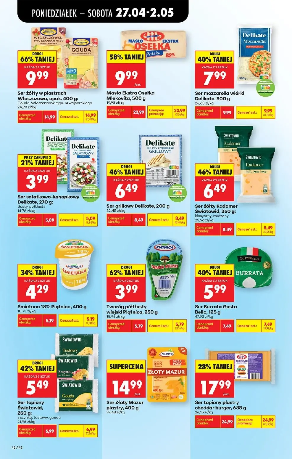 gazetka promocyjna Biedronka Od poniedziałku - Strona 50