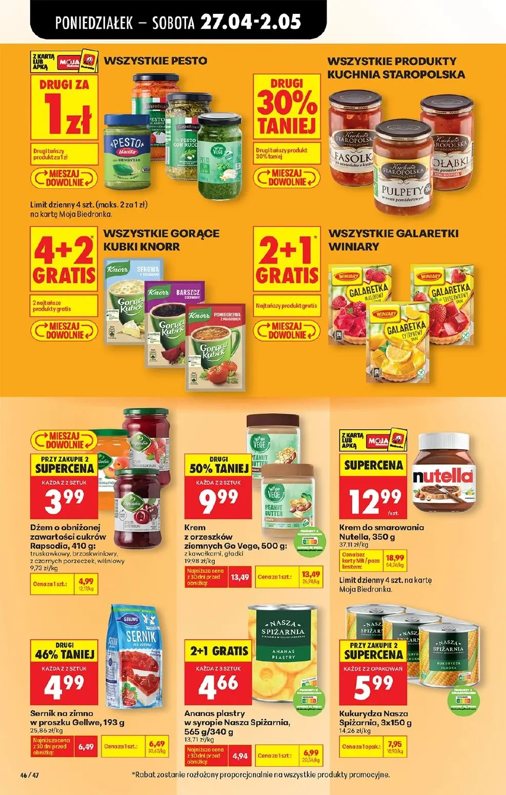 gazetka promocyjna Biedronka Od poniedziałku - Strona 54