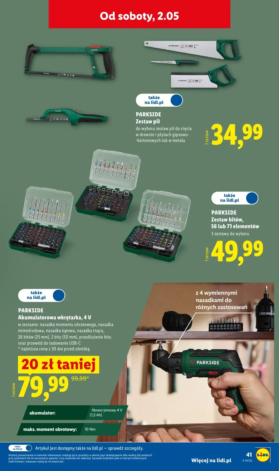 gazetka promocyjna LIDL Od poniedziałku - Strona 49