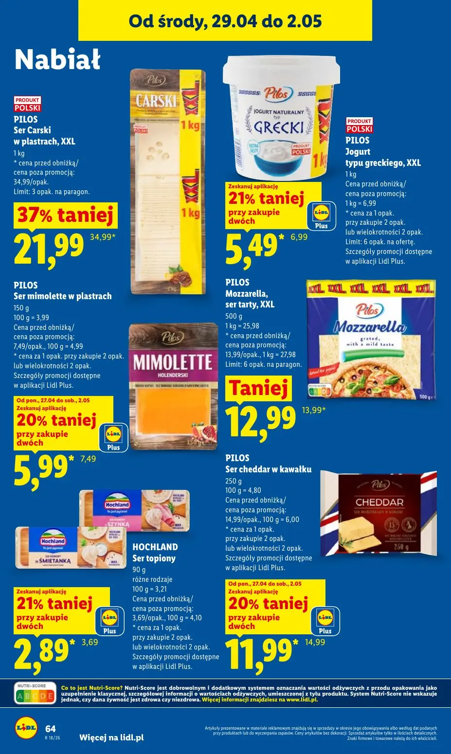 gazetka promocyjna LIDL Od środy - Strona 64