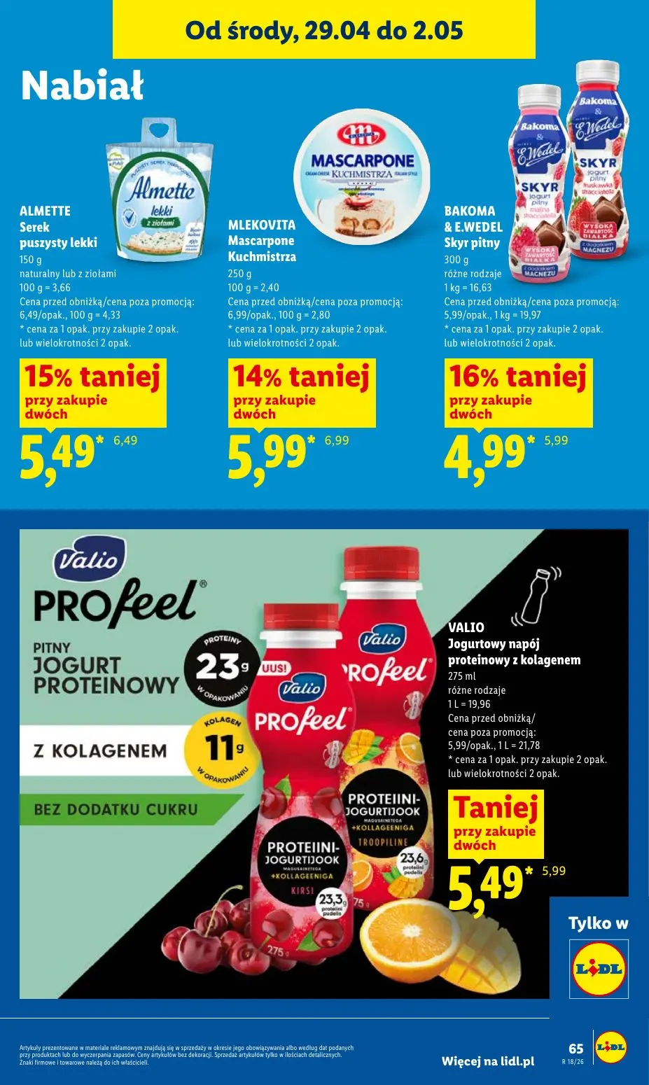 gazetka promocyjna LIDL Od środy - Strona 65