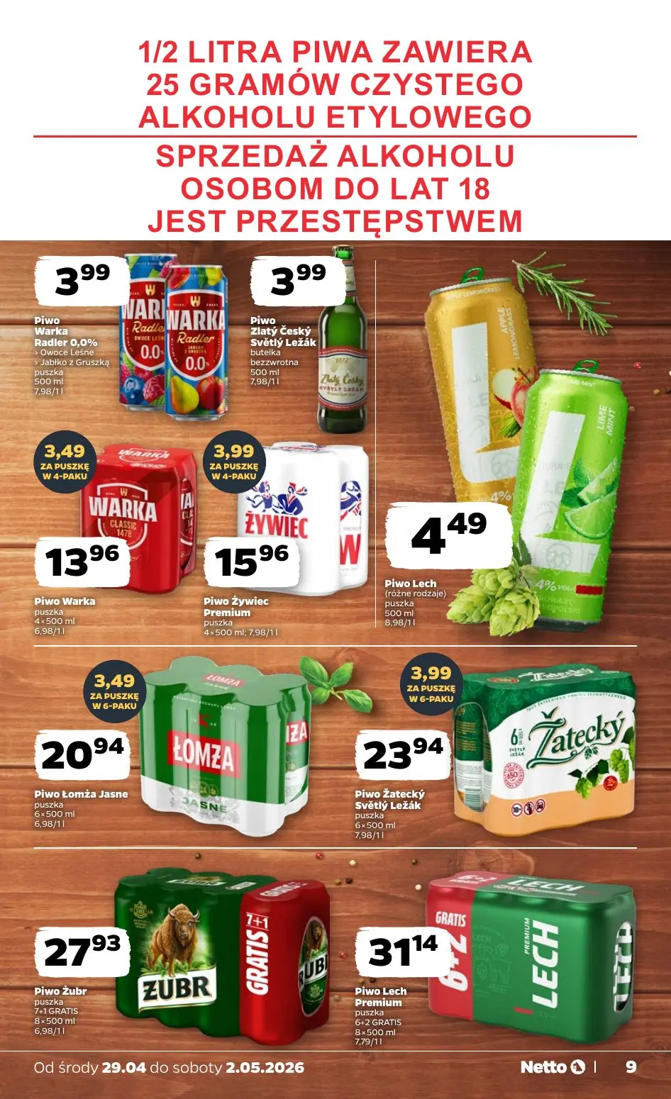 gazetka promocyjna NETTO Gazetka spożywcza - Strona 9