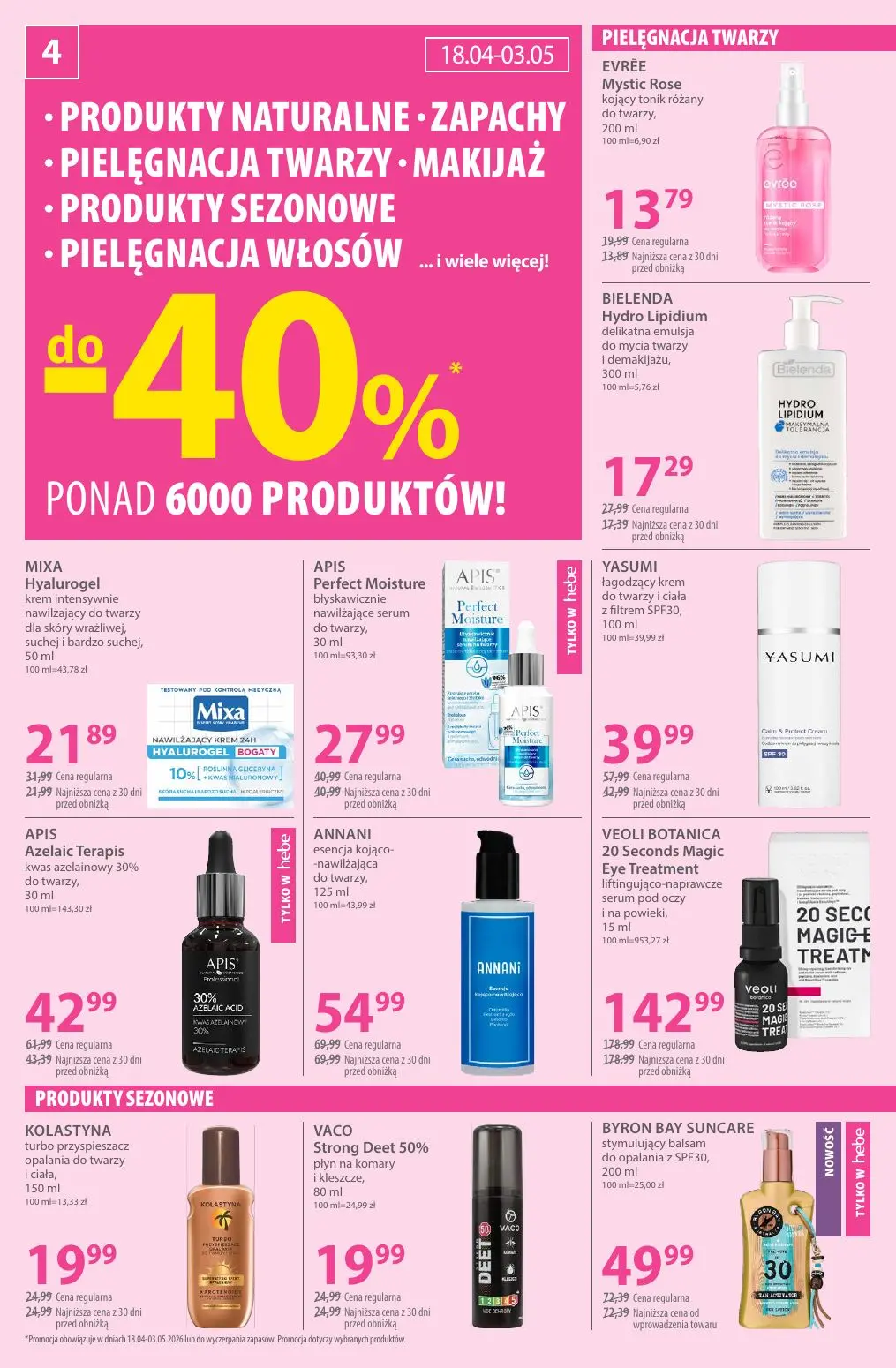 gazetka promocyjna hebe Zawsze w niskiej cenie - Strona 4
