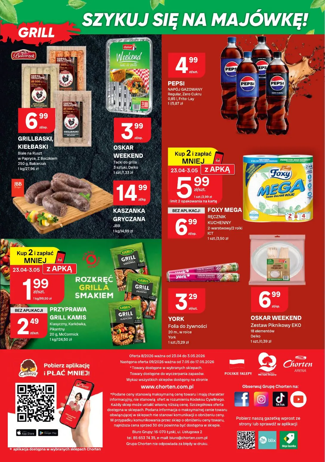 gazetka promocyjna Chorten Lubelskie, Łódzkie, Radom - market - Strona 8