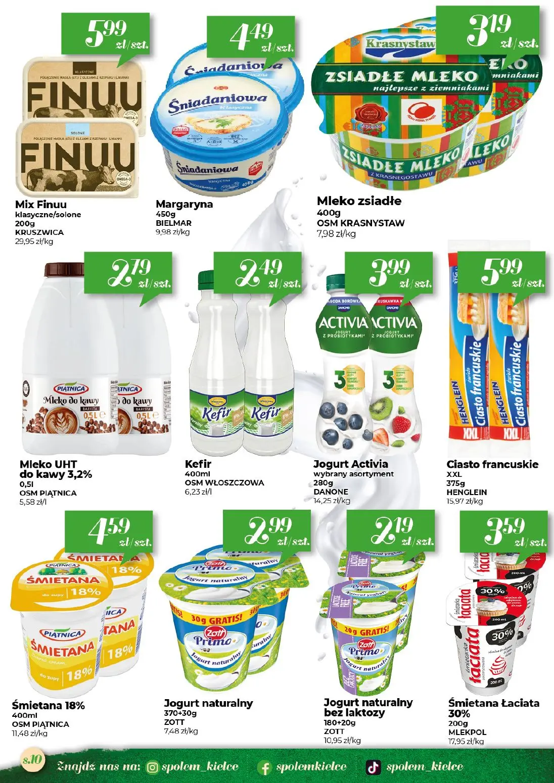 gazetka promocyjna Społem Kielce  - Strona 10