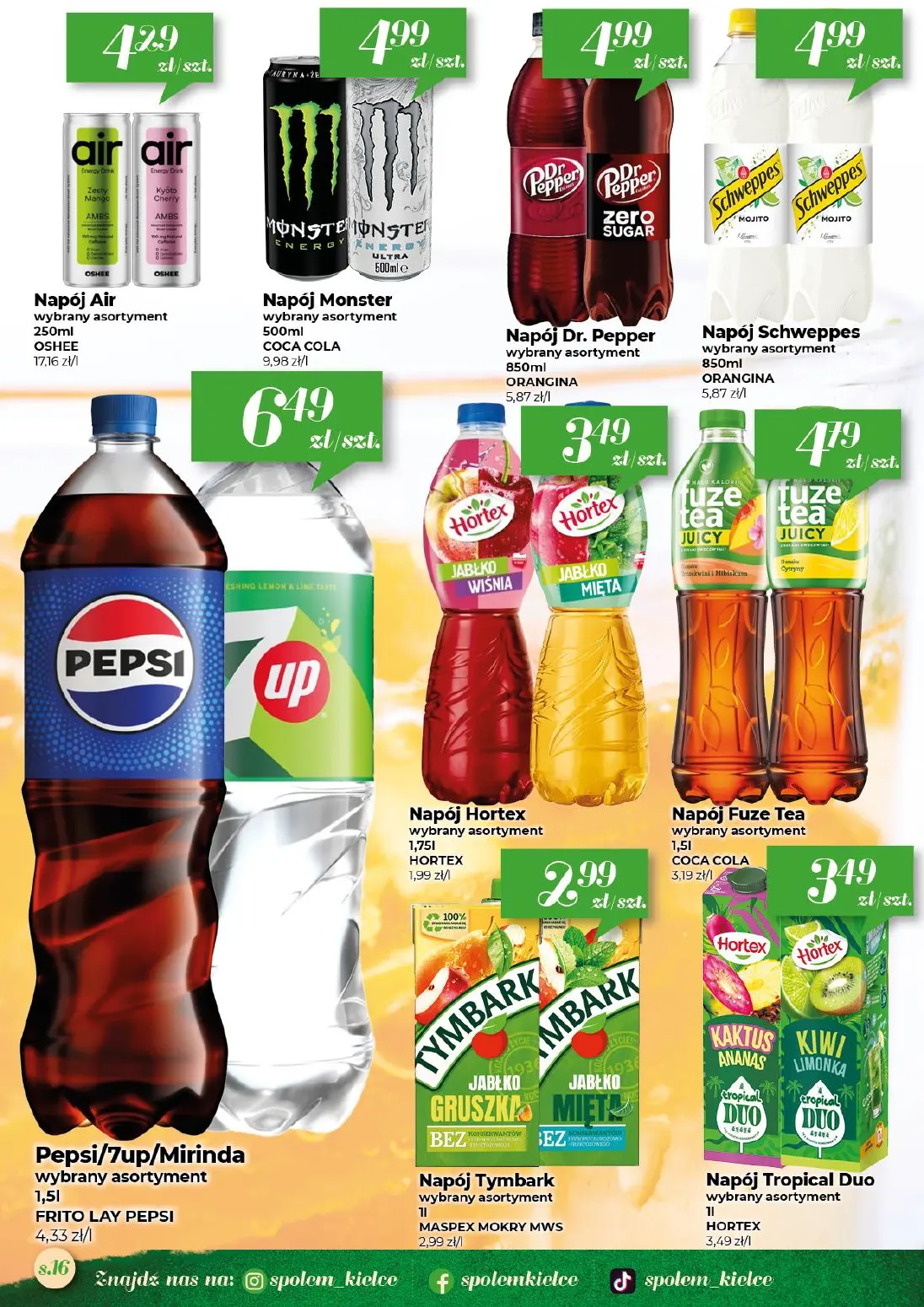 gazetka promocyjna Społem Kielce  - Strona 16