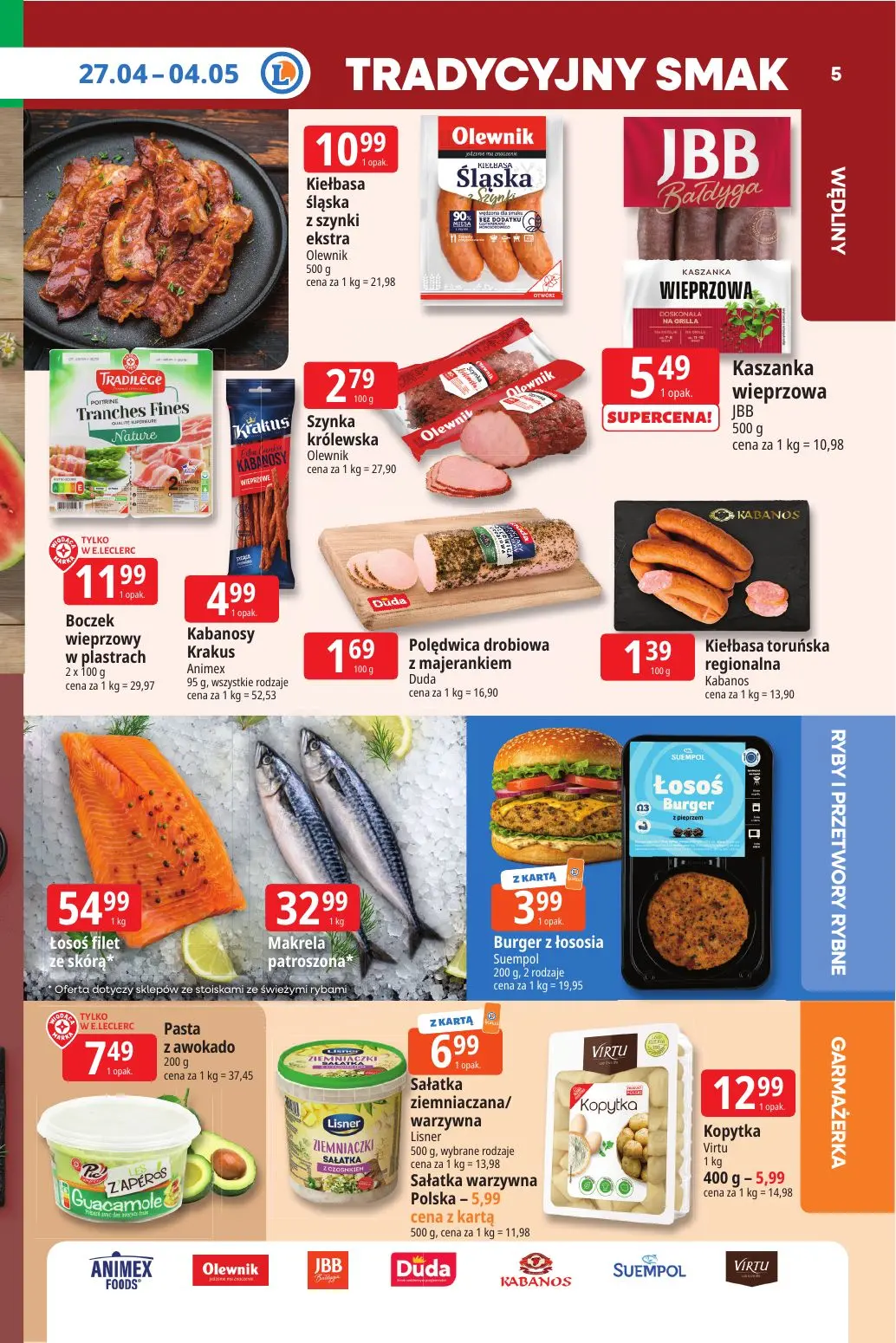 gazetka promocyjna E.Leclerc Tanio to tu! - Strona 5