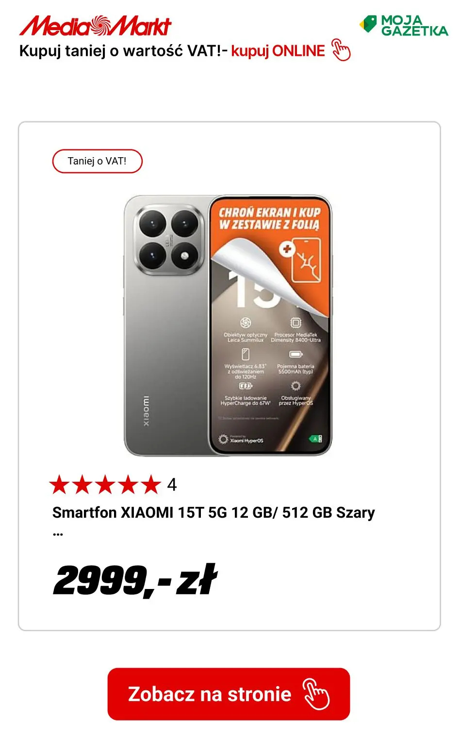 gazetka promocyjna Media Markt Kupuj w zestawach taniej o wartość VAT!🔥🔥 - Strona 3