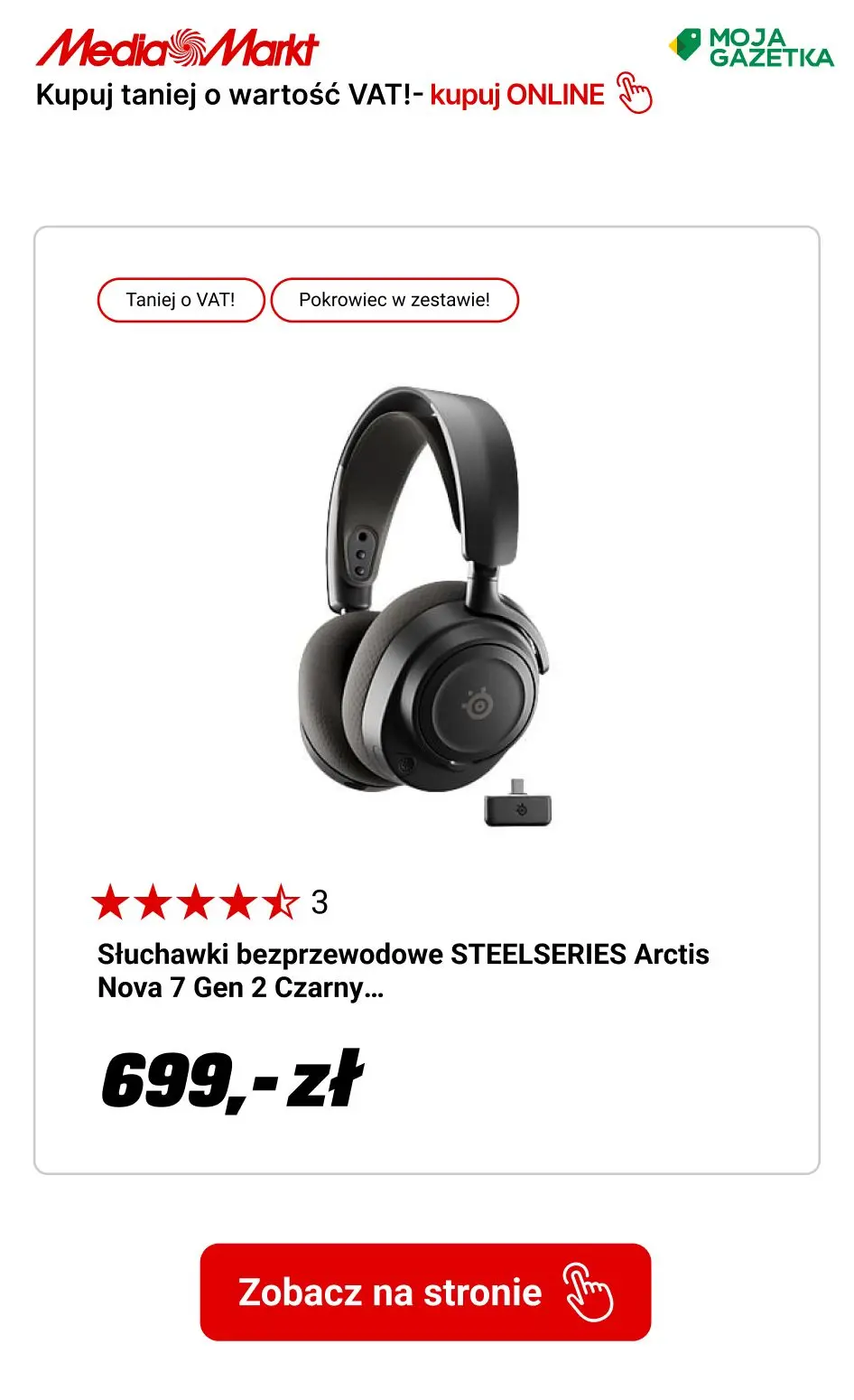 gazetka promocyjna Media Markt Kupuj w zestawach taniej o wartość VAT!🔥🔥 - Strona 7