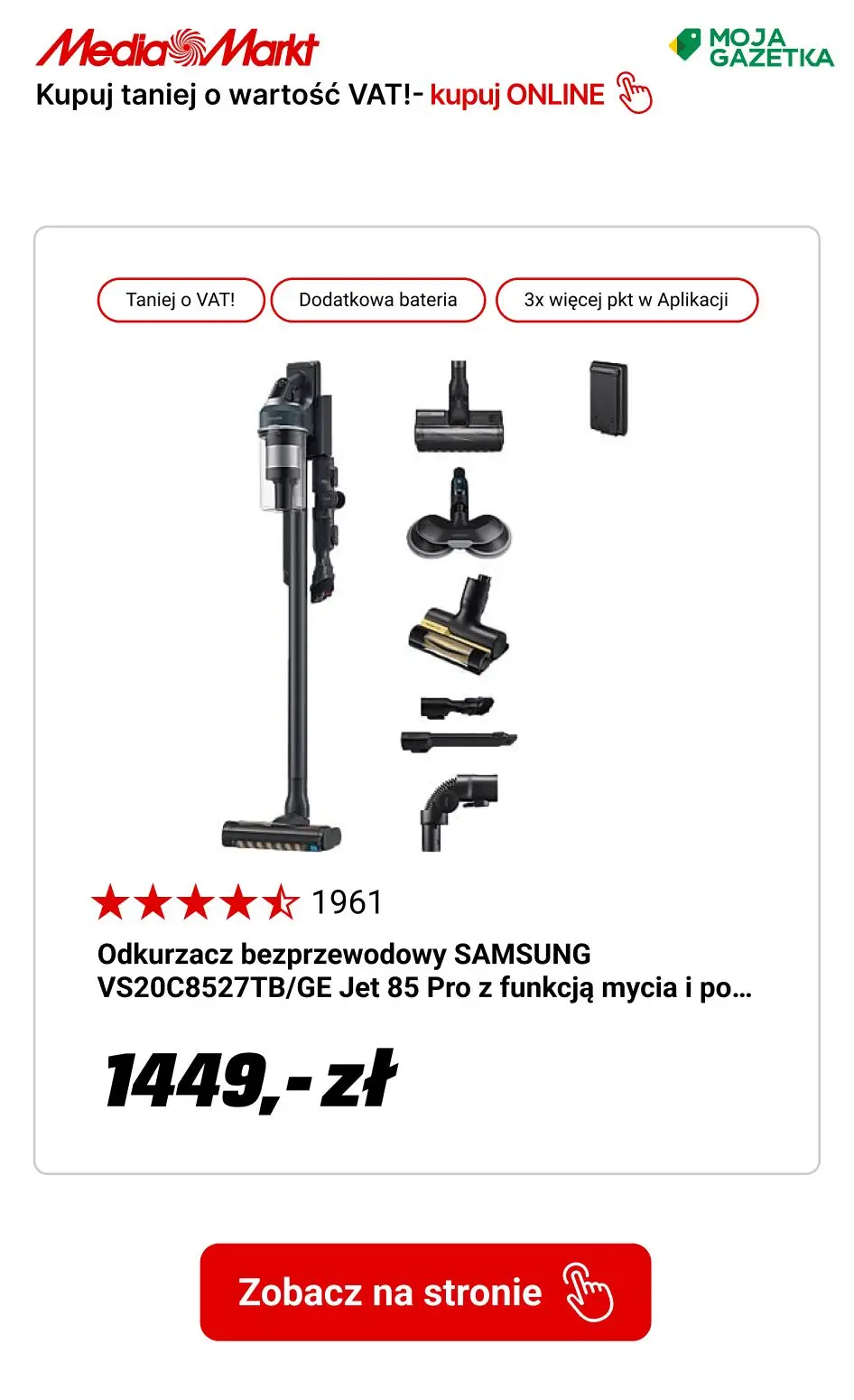 gazetka promocyjna Media Markt Kupuj w zestawach taniej o wartość VAT!🔥🔥 - Strona 9