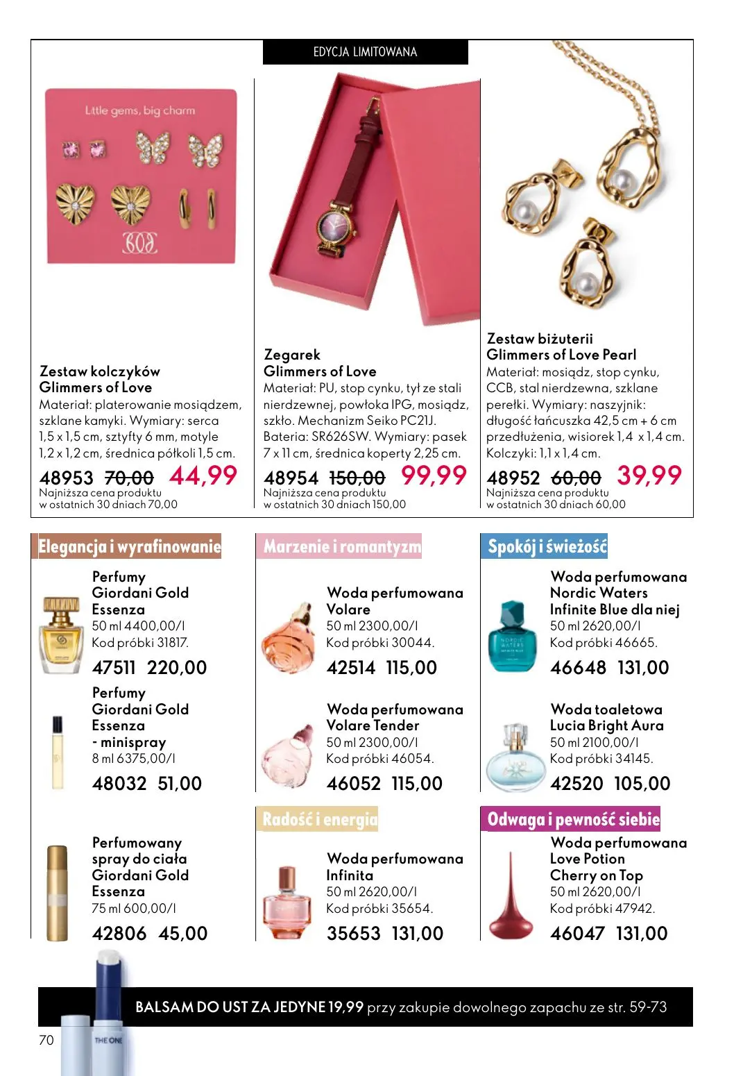 gazetka promocyjna ORIFLAME  - Strona 70