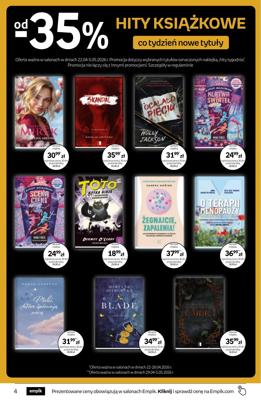 gazetka promocyjna Empik Tom kultury - Strona 4