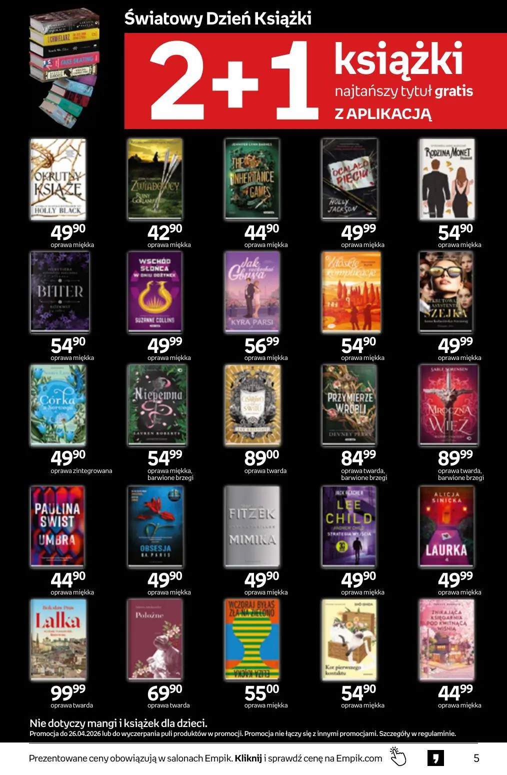 gazetka promocyjna Empik Tom kultury - Strona 5