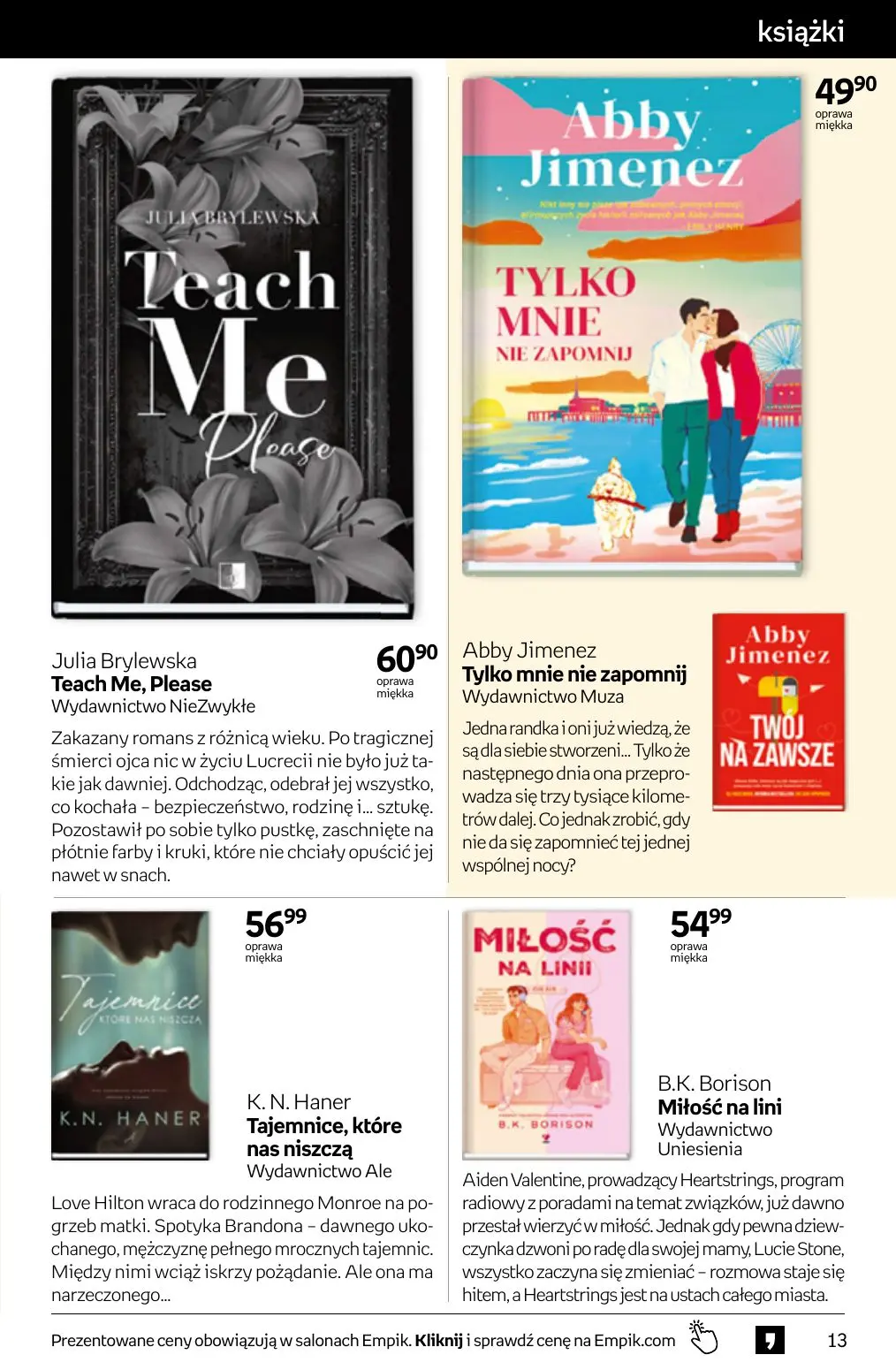 gazetka promocyjna Empik Tom kultury - Strona 13