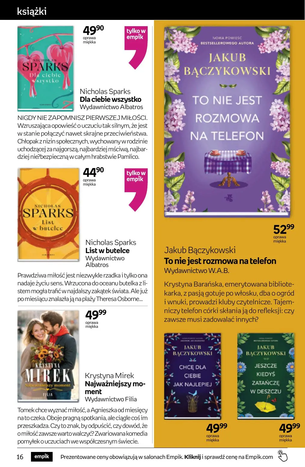 gazetka promocyjna Empik Tom kultury - Strona 16