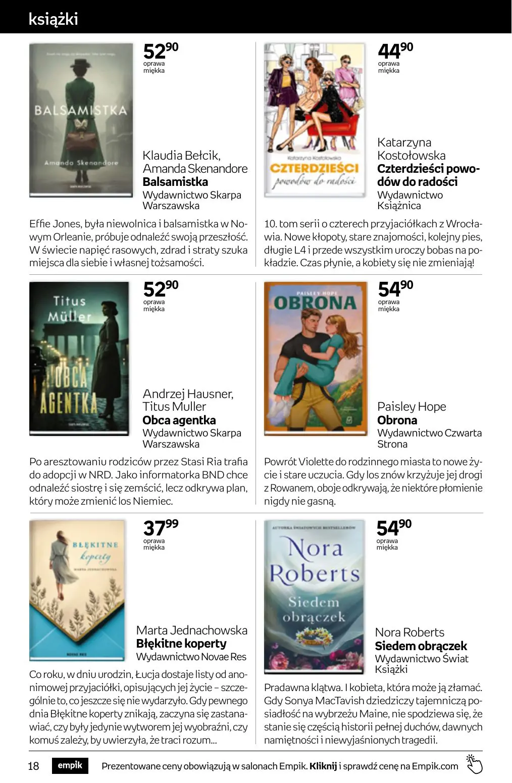 gazetka promocyjna Empik Tom kultury - Strona 18